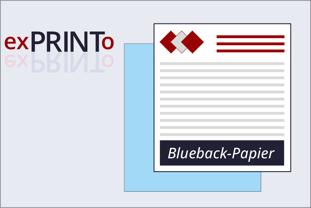 Blueback-Plakate in freien Größen