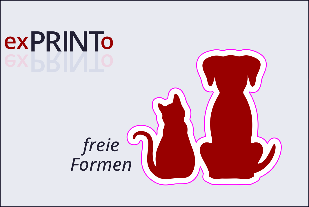 Aufkleber & Sticker - freie Form