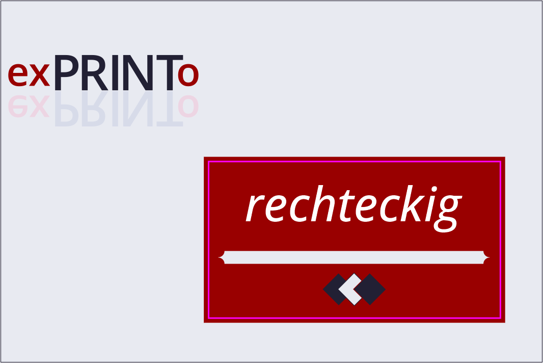 Aufkleber & Sticker - rechteckig