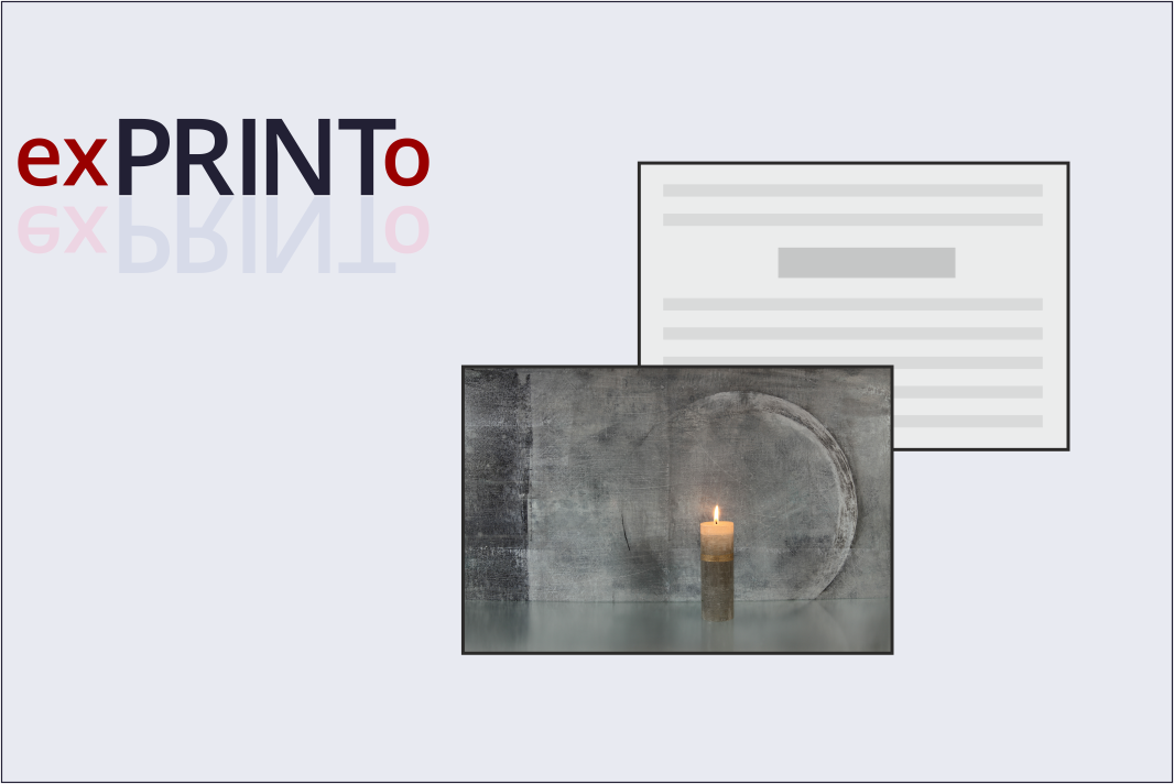 Trauerkarten - doppelseitig